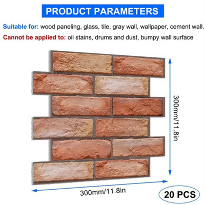 3D Wall Cladding Panels - Decorative Brick Slate Effect PVC Paneling