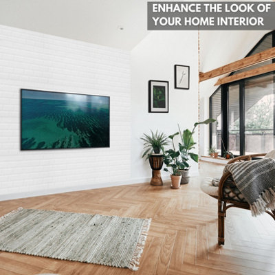 3D Wall Panels with Adhesive Included - Pack of 6 Sheets -Covering 29.76 sqft/2.76 sqm - Subway Tile Pattern in Matte White - 6