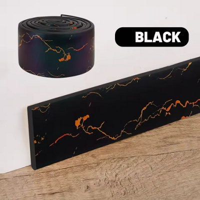 3D Waterproof Self Adhesive Skirting Line Anti collision Wall Borded ...