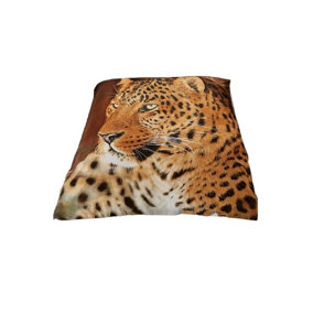 3D Wildlife Animals Printed Designs Luxurious Super Soft Blanket For Sofa Warm & Cozy Throws Faux Fur Reversible Leopard 150 x 200