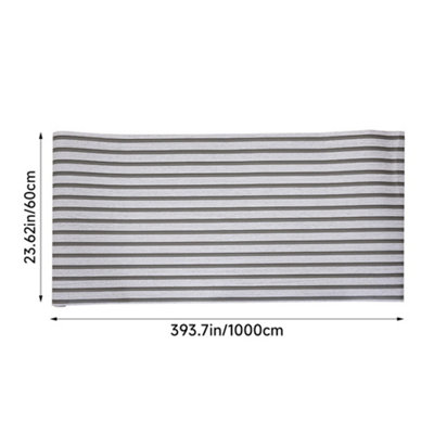 3D Wooden Slats Non-Woven Wall Covering Modern Paste Decor 10m x 60cm
