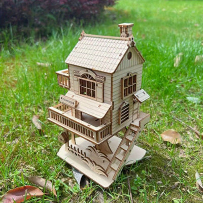 3D Wooden Treehouse Puzzle DIY Model Kit for Adults & Teens