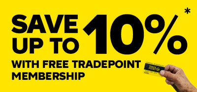 Save up to 10% with free TradePoint loyalty membership. Click for terms and conditions and to see more.
