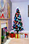 3Ft/90cm Pastel Stars and Baubles Fibre Optic Christmas Tree LED Pre-Lit