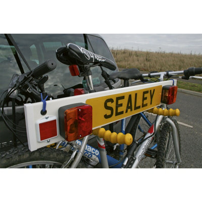 Halfords cycle carrier lighting board store