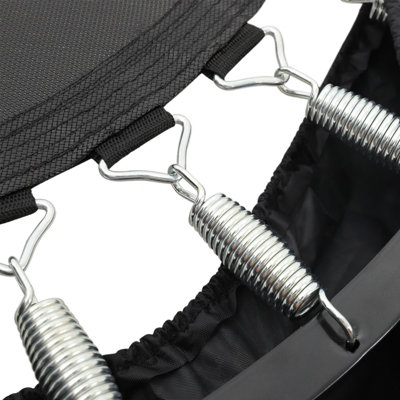 3Ft Foldable Mini Trampoline Fitness Trampoline with steel legs for Kids Adults Indoor Garden Workout Max 220lbs - 6