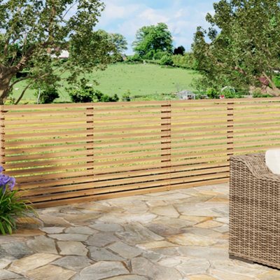 3FT Garden Patio Landscaping Lap Wooden Fence Panel 1.8m x 0.9m