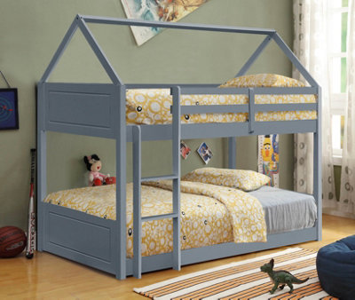 3ft House Style Bunkbed in Grey