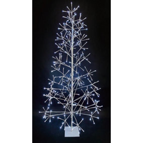 3FT Prelit Twig Christmas Tree White LEDs