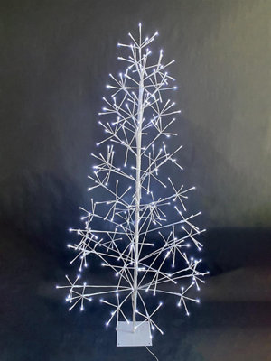 3FT Prelit Twig Christmas Tree White LEDs - 4