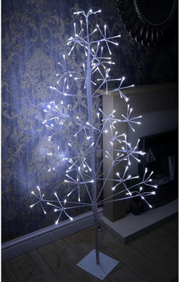 3FT Prelit Twig Christmas Tree White LEDs - 5