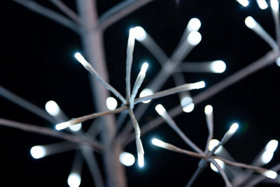 3FT Prelit Twig Christmas Tree White LEDs - 8