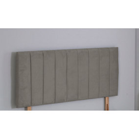 3FT  Single 20inch     Grey plush 9 Panel Headboard