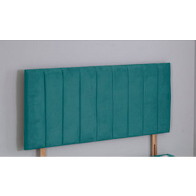 3FT Single 26inch   Green plush 9 Panel Headboard