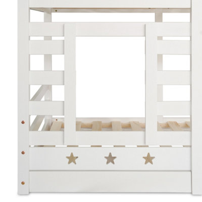 3FT, Twin Sleeper 190x90 cm, Bunk Bed Storage Children Cabin Bed