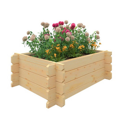 3ft x 3ft (900mm x 900mm) Horsforth Garden Raised Bed Planter 19mm