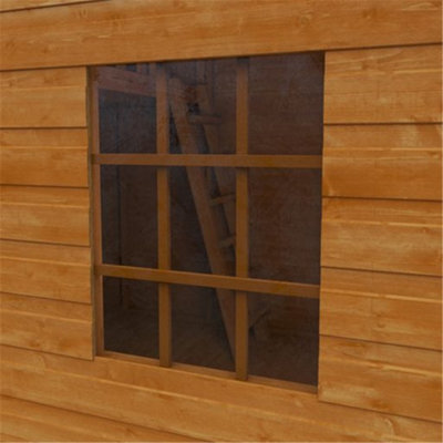 3ft x 5ft (0.85 x 1.45) Mini Playhouse (12mm Tongue and Groove Floor and Roof) (3 x 5) (3x5) - 6