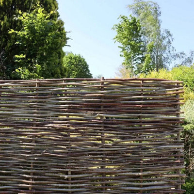 3ft x 6ft Capped Hazel Hurdle Fence Panel Premium Weave - 4