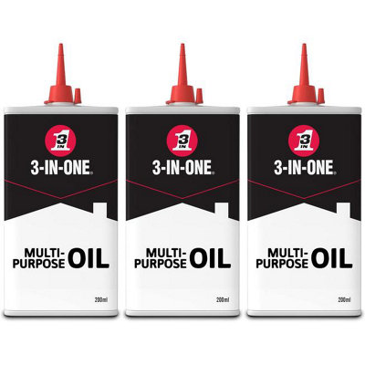 3inone Original Multi-Purpose Oil Spray 200ml Drip Bottle (Pack of 3)