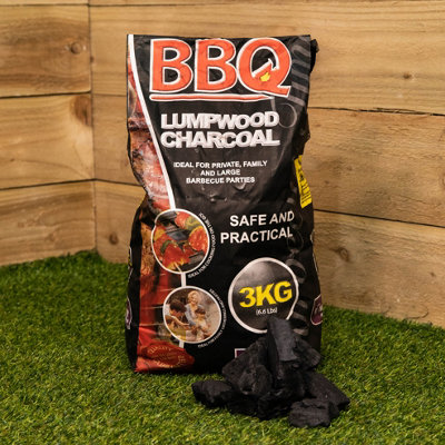 3kg Lumpwood Charcoal for Barbecues / BBQs Coal