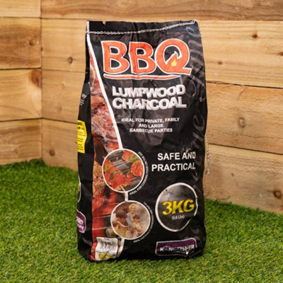 3kg Lumpwood Charcoal for Barbecues / BBQs Coal - 3