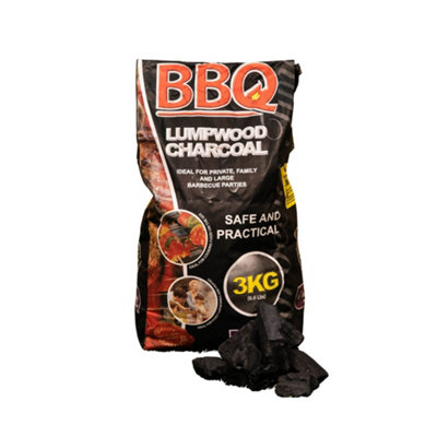 3kg Lumpwood Charcoal for Barbecues / BBQs Coal - 4