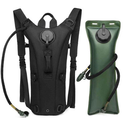 Snapklik.co : Hydration Bladder - Water Bladder For Hiking Backpack - Leak Proof 3L Hydration...