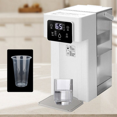 Portable Instant Hot Water Dispenser – 5 Temp Settings, Child Locks, 2000W Travel-Size For Camping, Home & Office