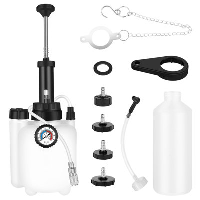 DHA 3L Auto Rem Bloeden Kit Hand Druk Vloeistof Bleeder Tool Een Man Koppeling Hoofdremcilinder Ontluchting Fles 2709168611