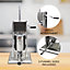 3L Sausage Stuffer Kit Filler Maker 304 Stainless Steel Heavy Duty Commercial Meat Machine Vertical Manual 2 Speeds
