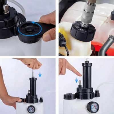3L Transmission Oil Filling System Fluid Pump Manual Tool With 8pc ATF ...
