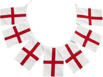 England Flag Bunting England St George's Day Flag Bunting – 33 Ft - Foto 9