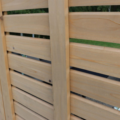 3m (10ft) Meridian Gazebo with Single Privacy Wall - 5