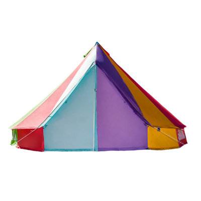 3m Bell Tent - Oxford Ultralite 100 - Rainbow | DIY at B&Q