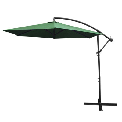 3m Cantilever Garden Parasol Hanging Umbrella DIY at B&Q