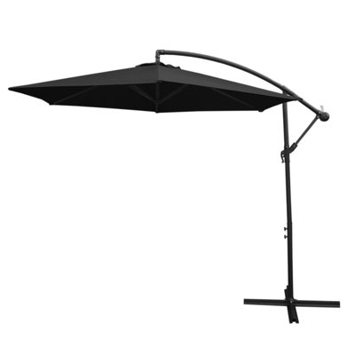 3m Cantilever Garden Parasol Hanging Umbrella