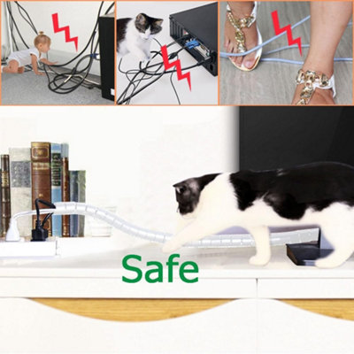 3m Desktop Cable Management, Cable Management, Storage Winding Tube ...
