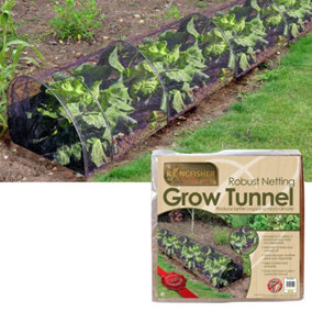 3M Garden Net Grow Tunnel Palnt Vegetable Allotment Cover Bird Protector Netting