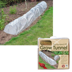 3M Garden Polythene Poly PE Plastic Grow Tunnel Plant Vegetable Allotment Cover