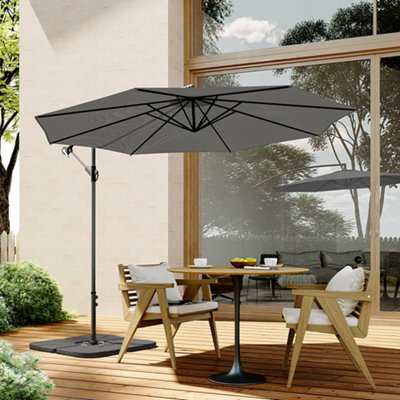 crank and tilt patio umbrella uk Lifestyle Garden 3m + Parasol Rectangular Patio Market Umbrella is designed to elevate your outdoor space with style and functionality Harrier 2.7m Crank & Tilt