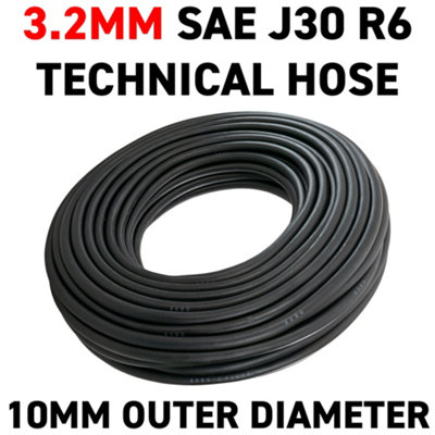 Rubber Reinforced E10 Engine Nitrile Fuel Tube Breather Pipe Oil