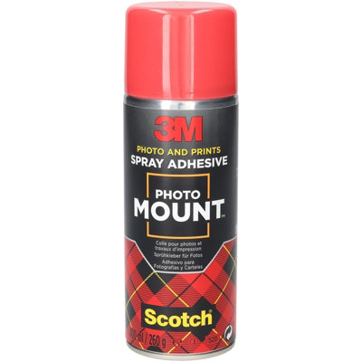3M PhotoMount Spray Adhesive, 1 x 400 ml Can, Ideal for mounting ...