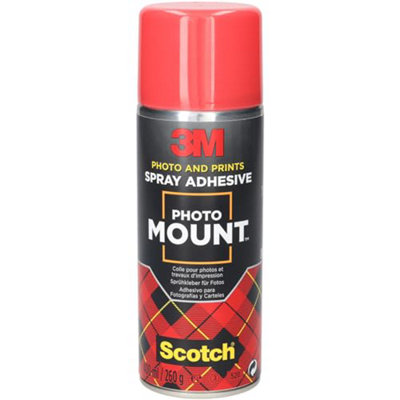 3M PhotoMount Spray Adhesive, 1 x 400 ml Can, Ideal for mounting ...