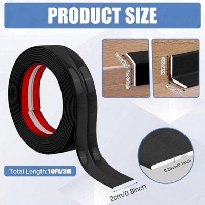 3M Self-adhesive Wall Trim Molding Caulk Strip Inside Corner Line Flexible