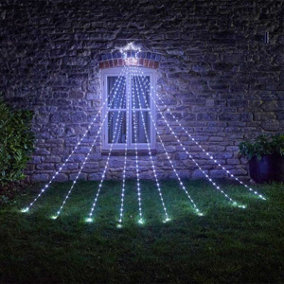 3m Shooting Christmas Star Light LED Decoration in Cool White