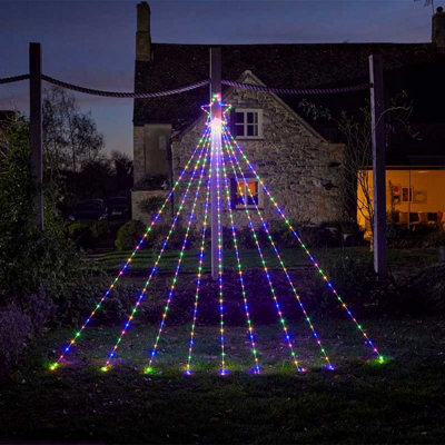 3m Shooting Star Light - Multicoloured