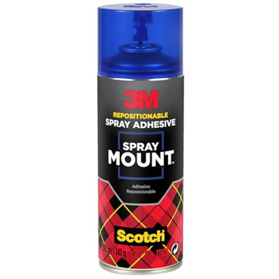 3M SprayMount Permanent Spray Adhesive, 1 Can 200 ml - Ideal for mock ...
