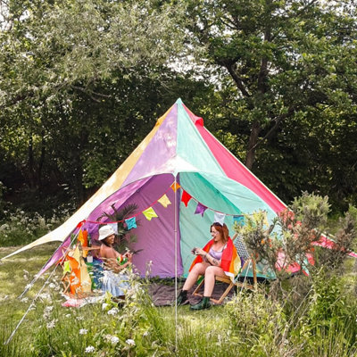 3m Star Bell Tent - Oxford Ultralite 100 - Rainbow