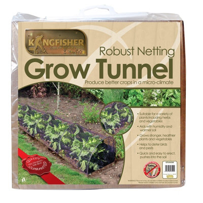 3m Traditional Net Grow Tunnel DIY at B&Q