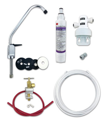 3M Under Sink Drinking Water Filter Kit with AP2-C405-SG Bacteria Rated Filter & Choice of Tap - Lever Tap